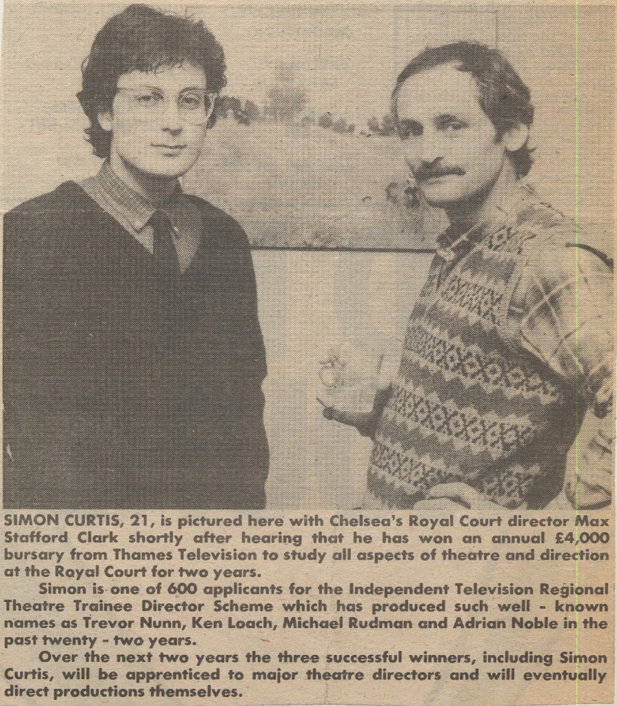 19820521 SIMON CURTIS MAX STAFFORD CLARK ROYAL COURT THEATRE CN.jpg